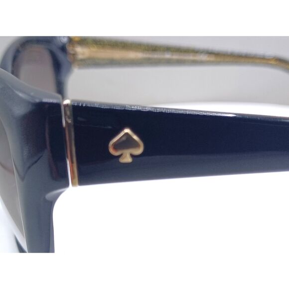 Kate Spade New York Johanna/S 53-17-135 Black and Gold Square Frame Sunglasses - Picture 6 of 16